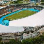 Game Events - Aerial View of Football Stadium